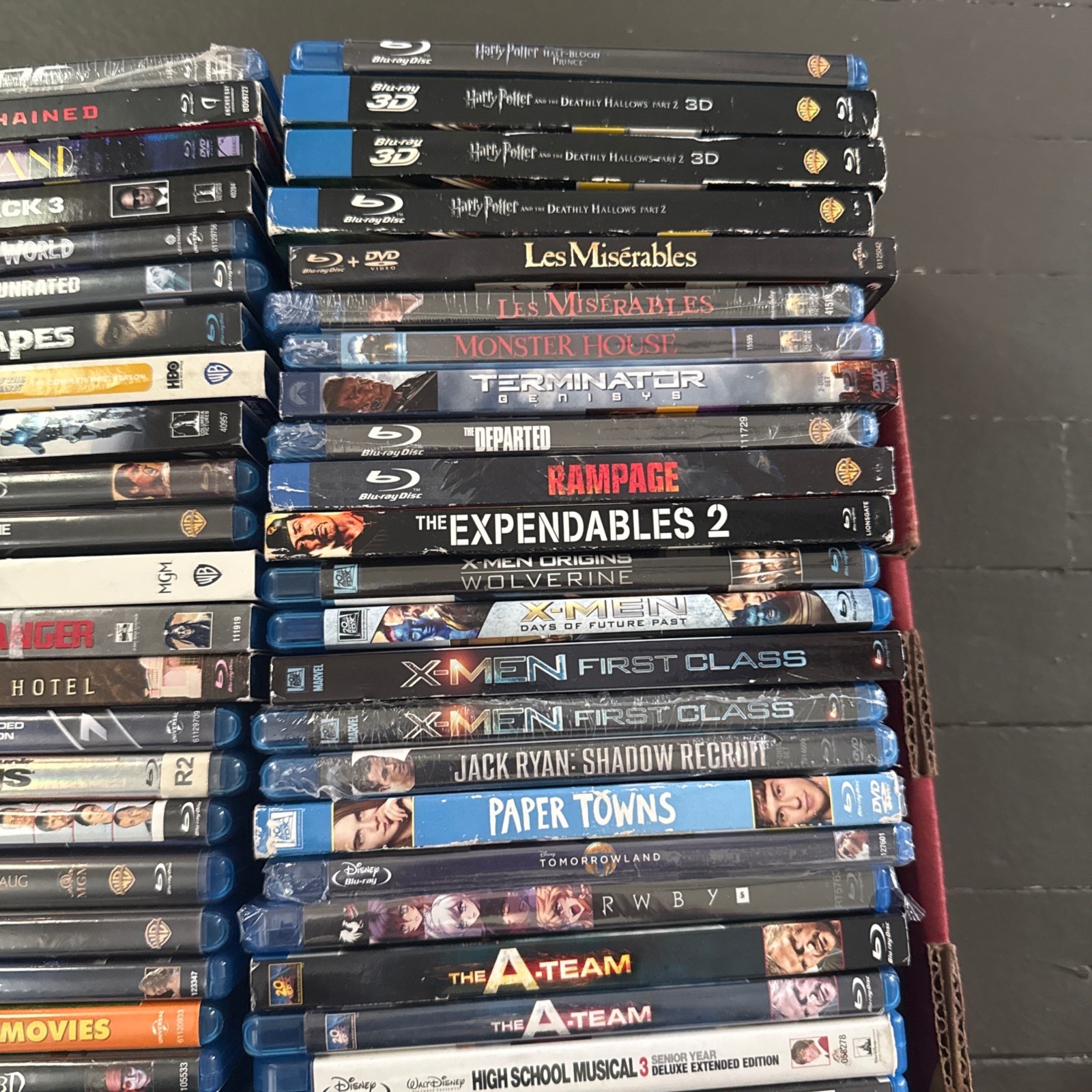 75 Bulk Blurays – Various genres