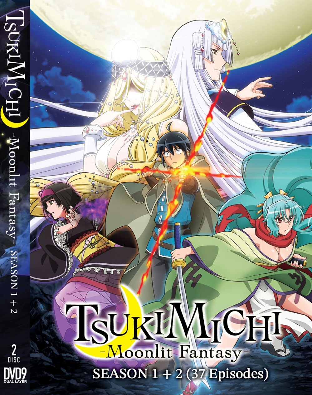 TSUKIMICHI-MOONLIT FANTASY SEASON 1-2 VOL.1-37 END ANIME DVD ENGLISH DUBBED