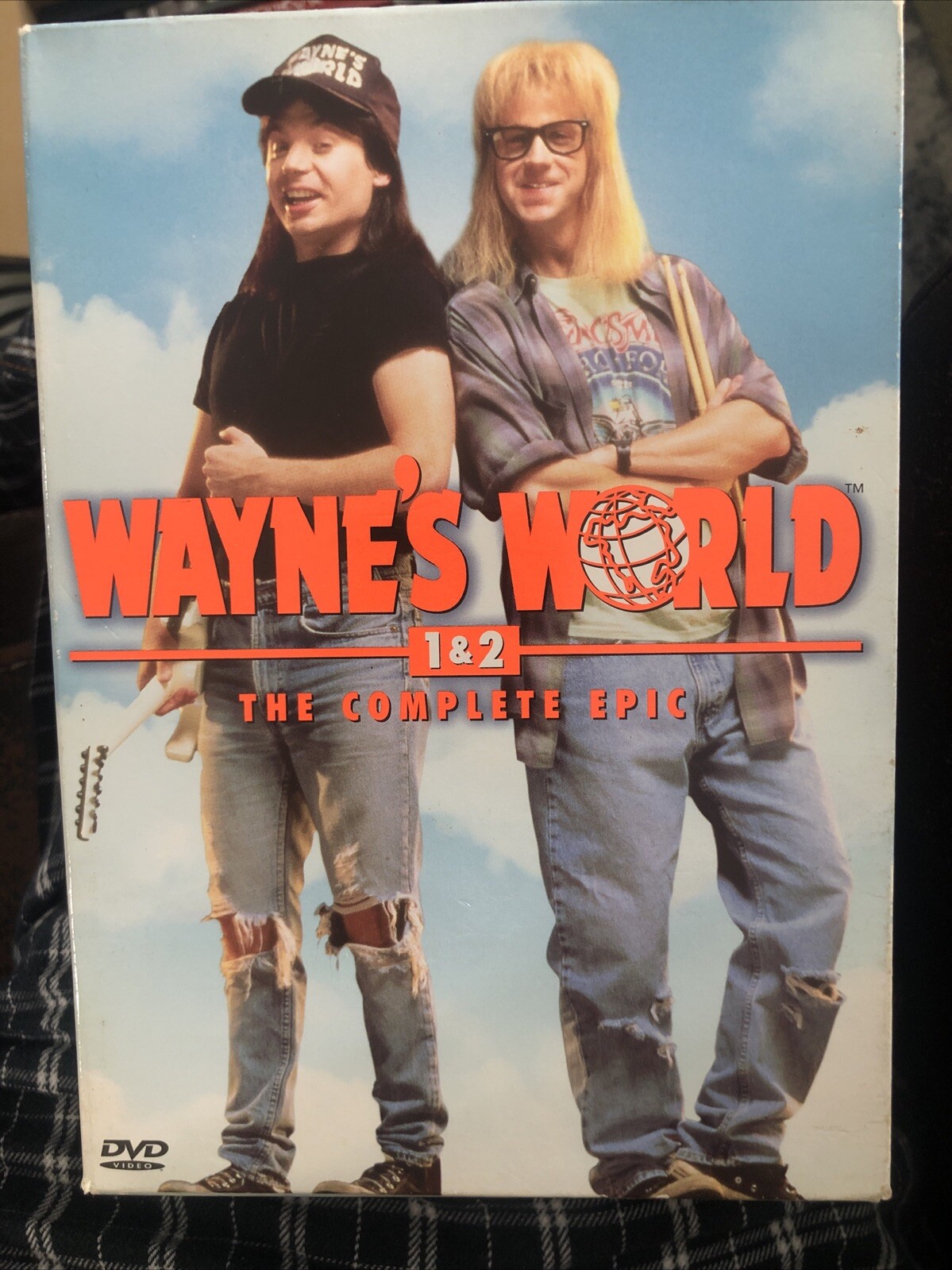 WAYNE’S WORLD 1 & 2 Movie 2001 2-Disc DVD Set New,188 Min. Pre Owned