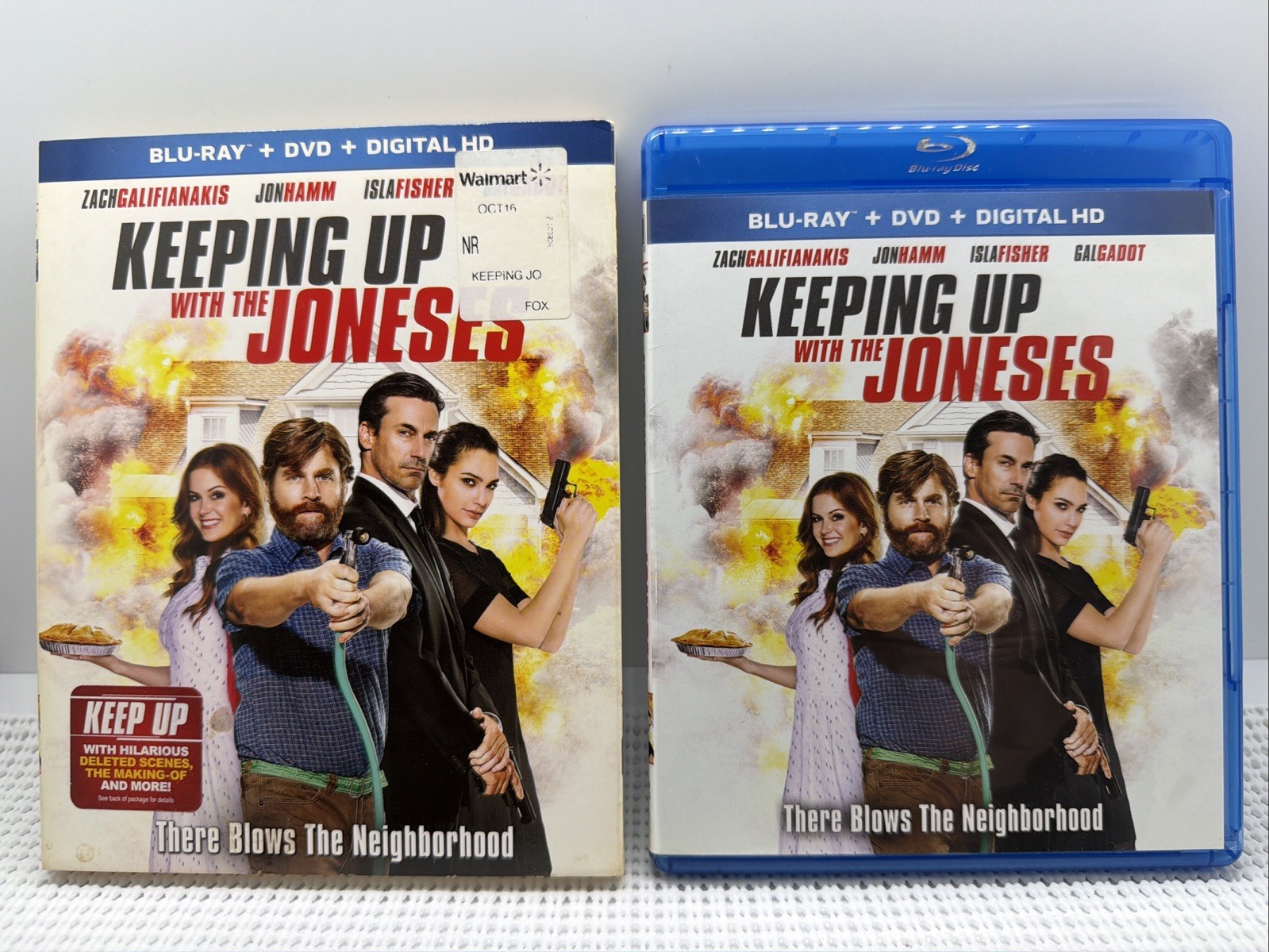 Keeping Up with the Joneses (Blu-ray, 2016) W/ Slipcover