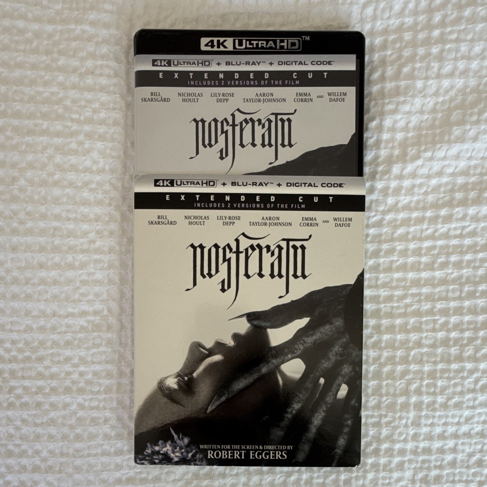 Nosferatu (2024) Extended Cut 4K UHD + Blu-ray Focus Features Eggers Skarsgård