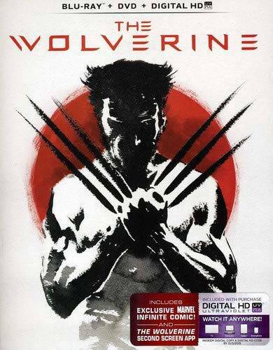 The Wolverine (Blu-ray + DVD + Digital HD with UltraViolet) – Blu-ray – GOOD