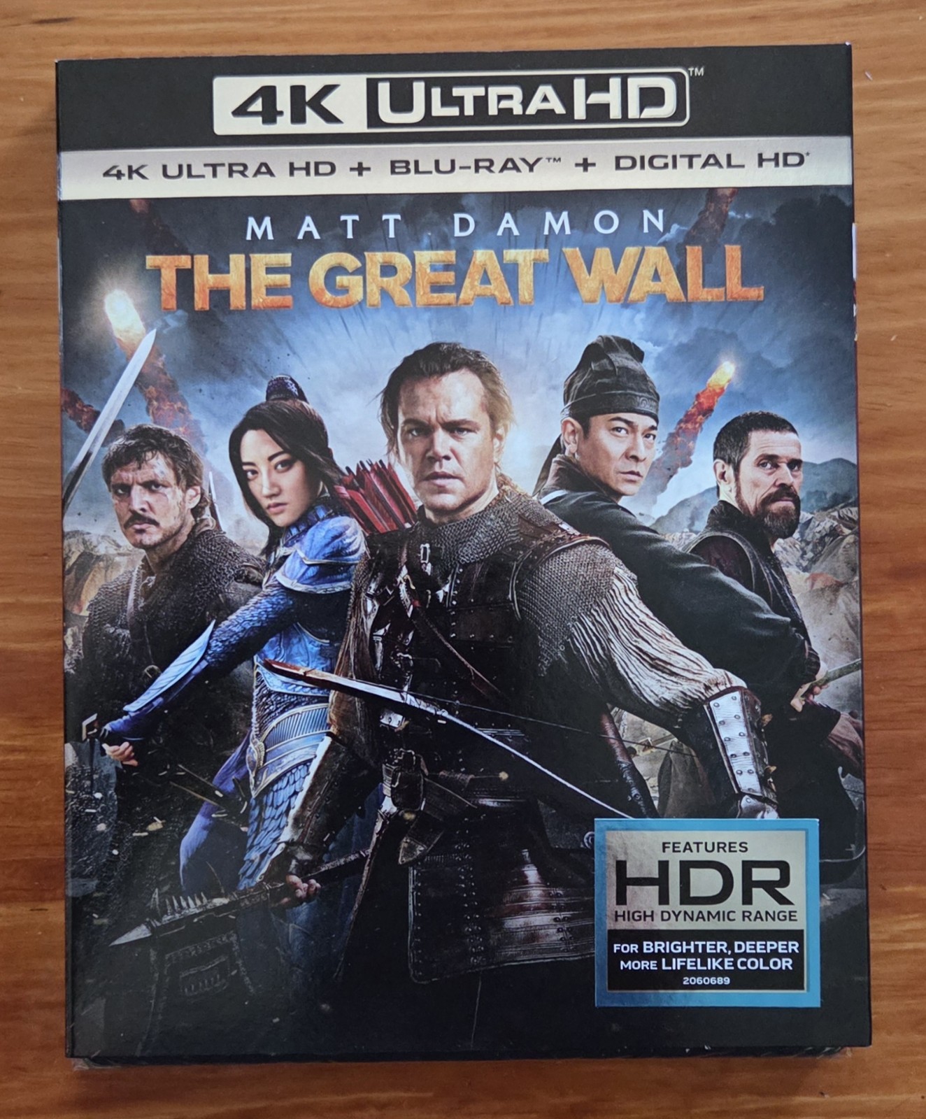 THE GREAT WALL 4K BLU-RAY–NEW & SEALED–W/SLIPCOVER–MINT!!!