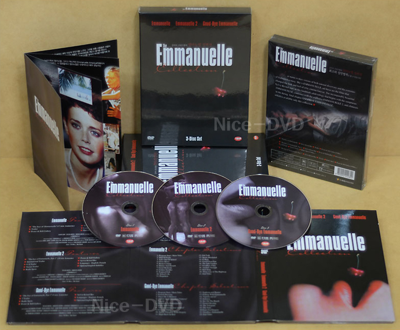 THE Emmanuelle Collection (3-DVD Disc) Ltd DIGIPACK BOX SET (New) Sylvia Kristel