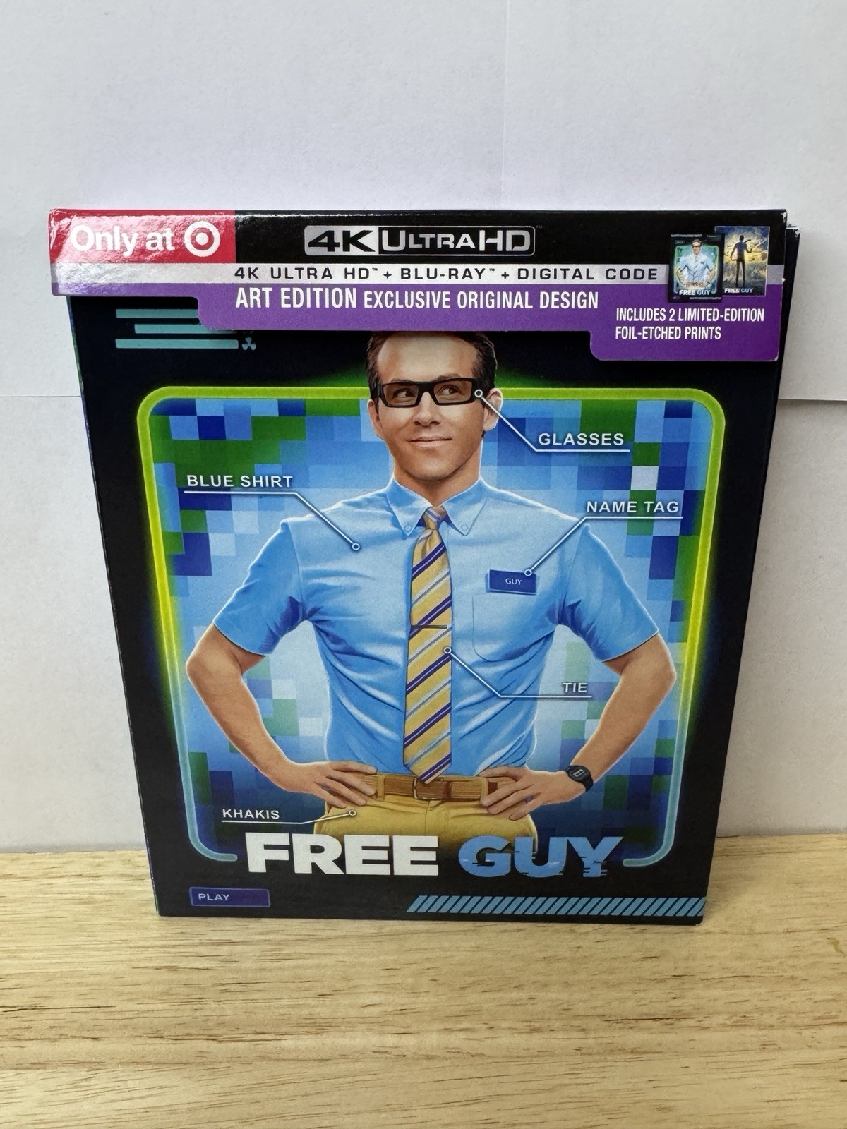Free Guy “Target Exclusive” 4K Ultra HD/Blu-ray (2021) No Digital.