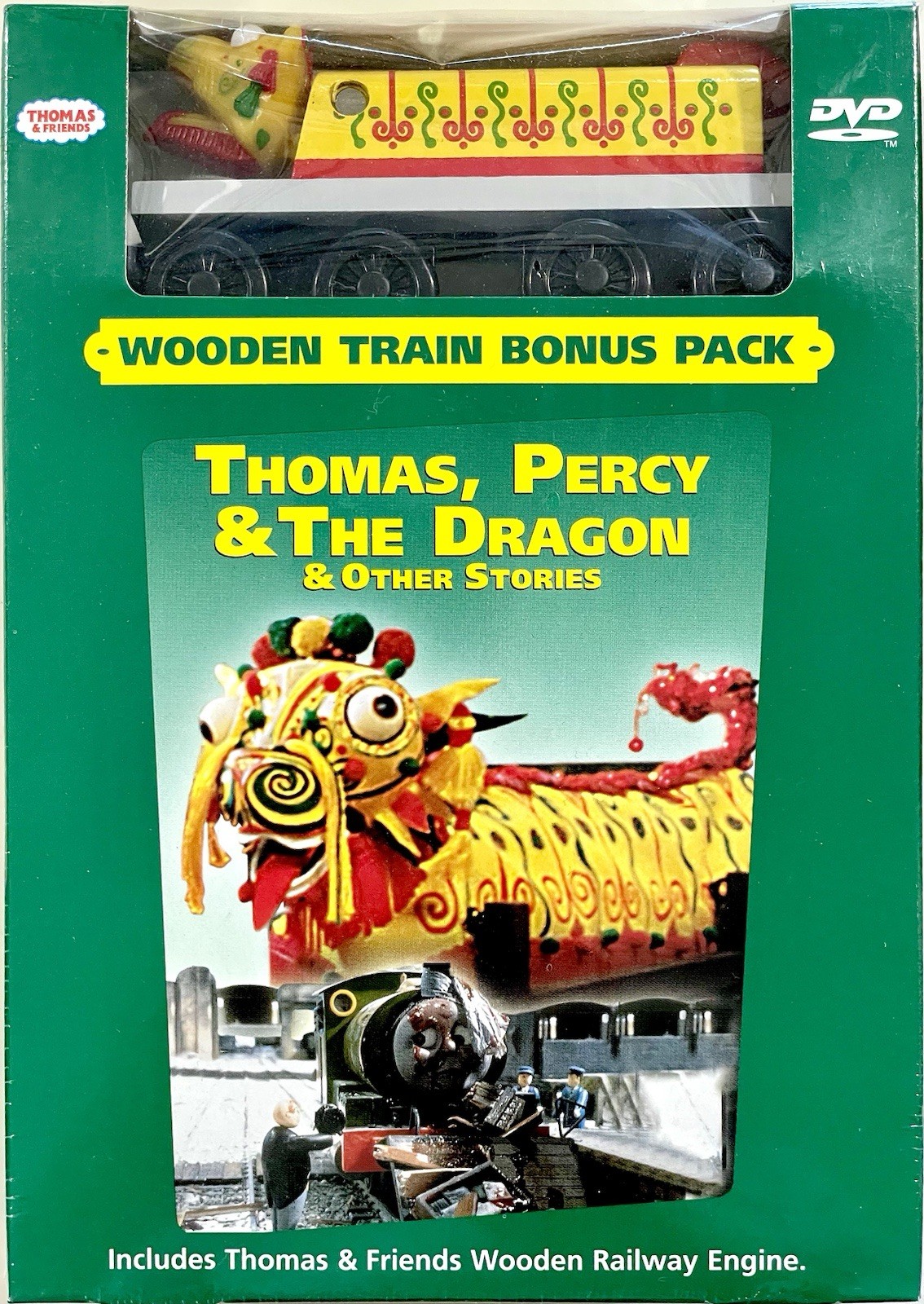 Thomas, Percy & the Dragon DVD set with Chinese Dragon train car 2006 New Sealed