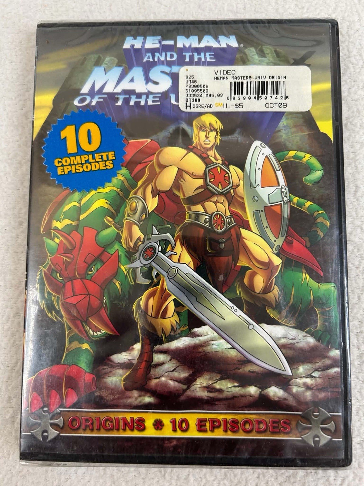 He-Man and the Masters of the Universe: Origins 10 Episodes (2009)DVD NOS Sealed