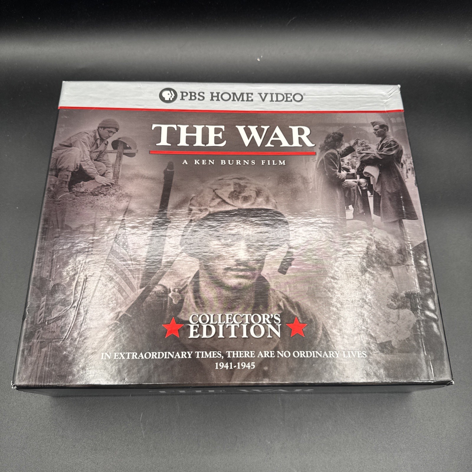 The War A Ken Burns Film Collector’s Edition, Book, DVDs, CD, Box PBS Home Video