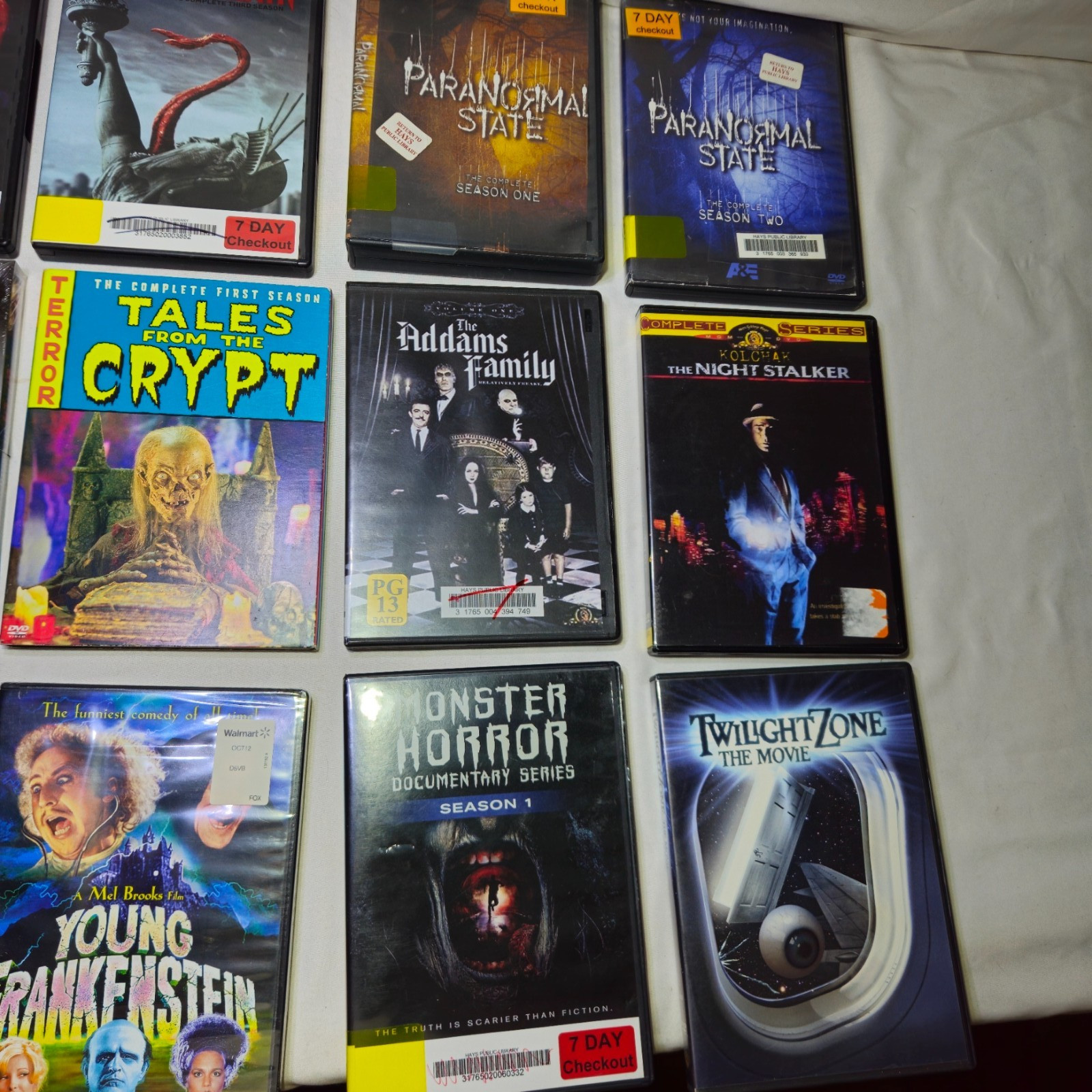 Horror tv & Movie Series Horror Movie lot of 15 DVDs THE STRAIN, PURGE+MORE