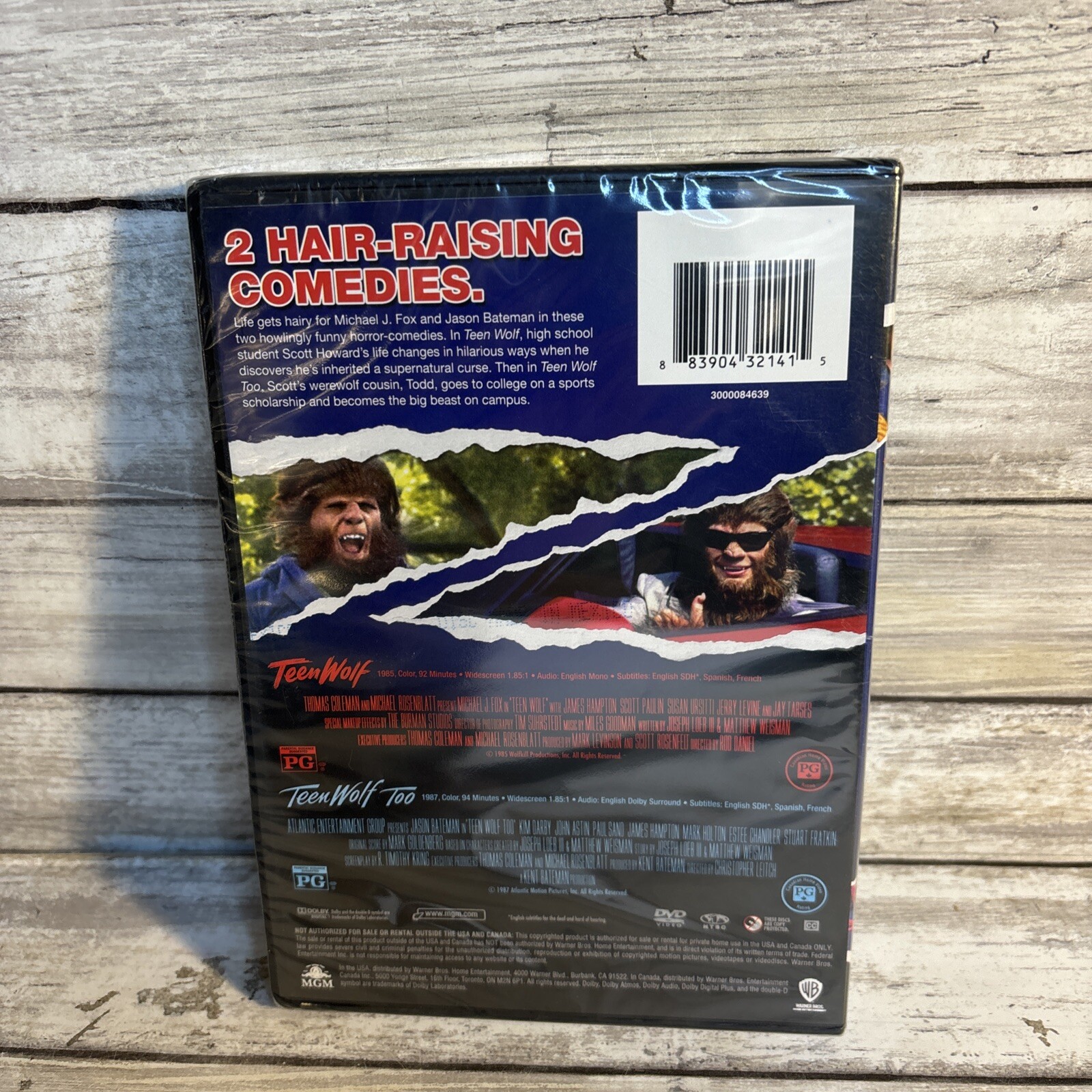 NEW! Teen Wolf 1 & 2 DVD Michael J Fox Jason Bateman Sealed Classics Ships FREE