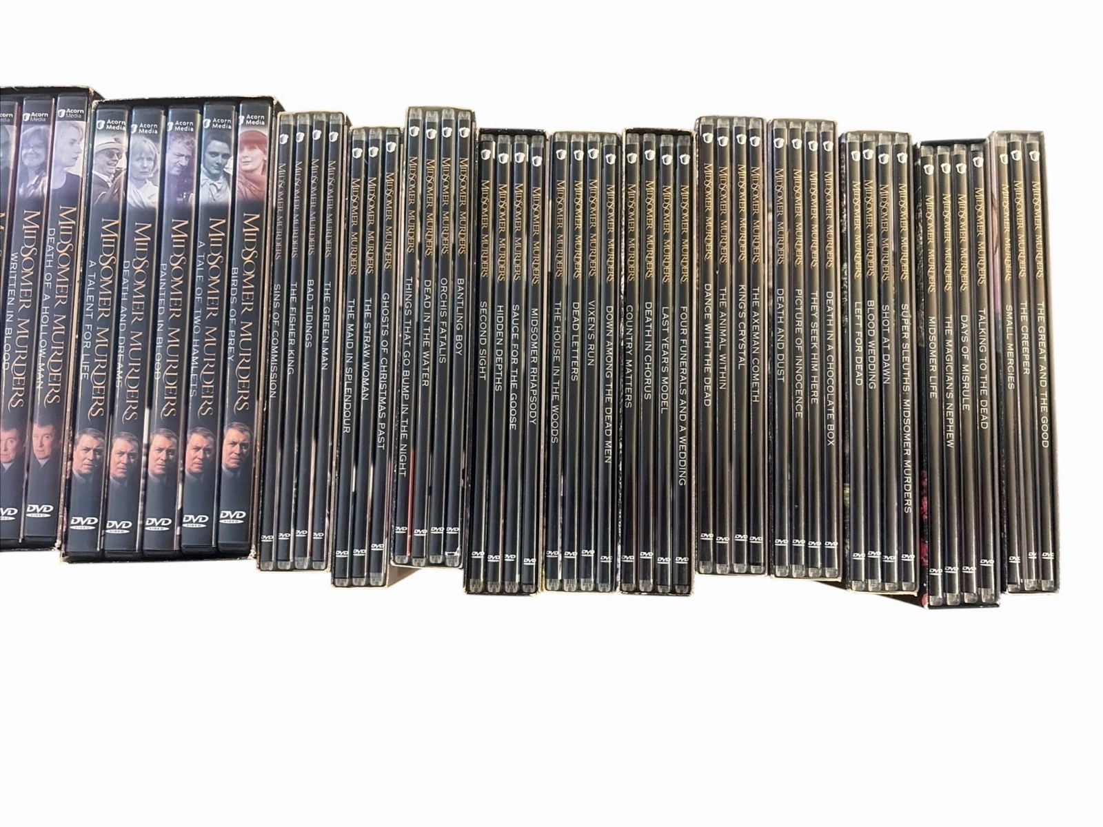 Midsomer Murders DVD Lot Set 1-16 + 18 Acorn British Crime Drama Discs Mint