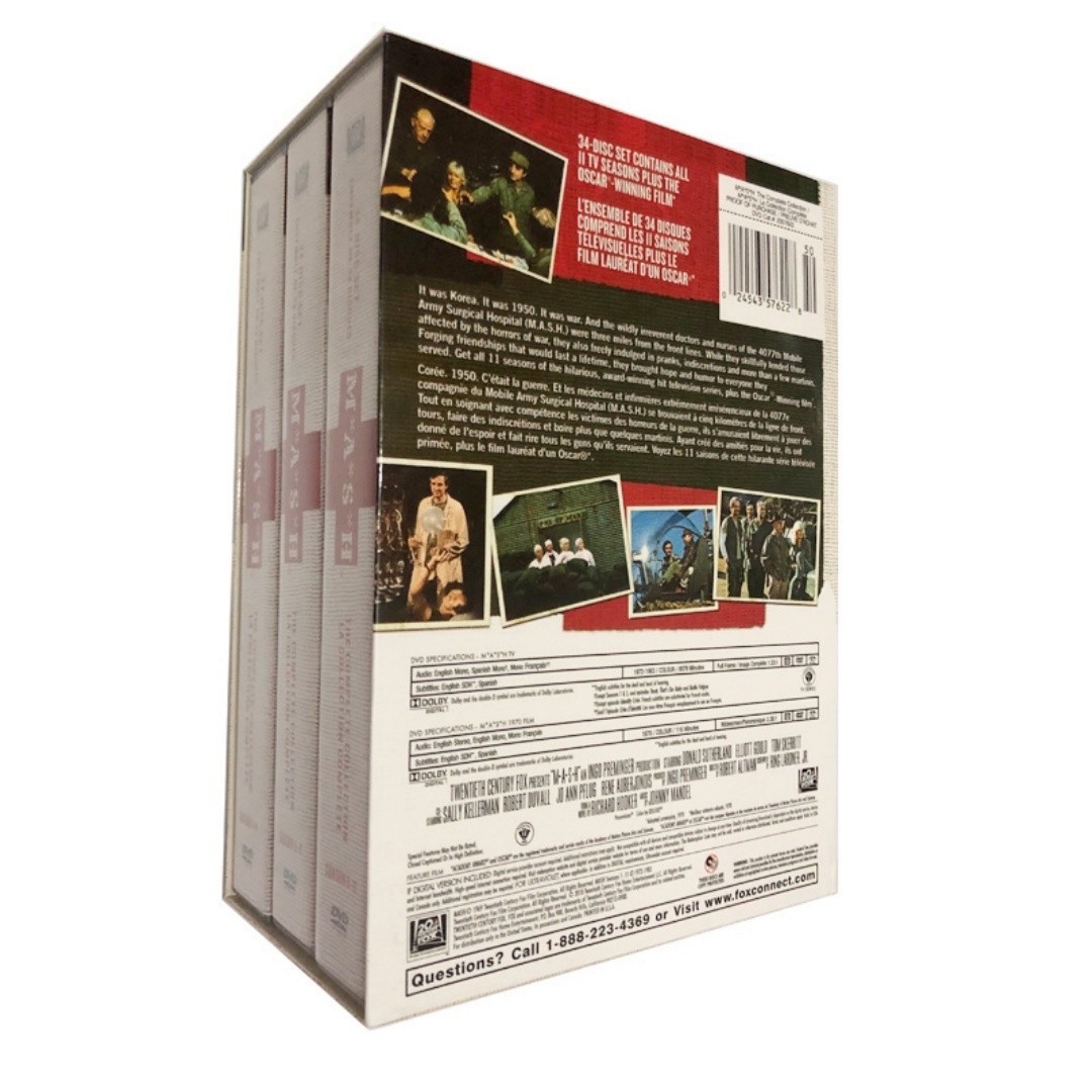 MASH The Complete Series Season 1-11 + Movie 34-Disc DVD Box Set Sealed New