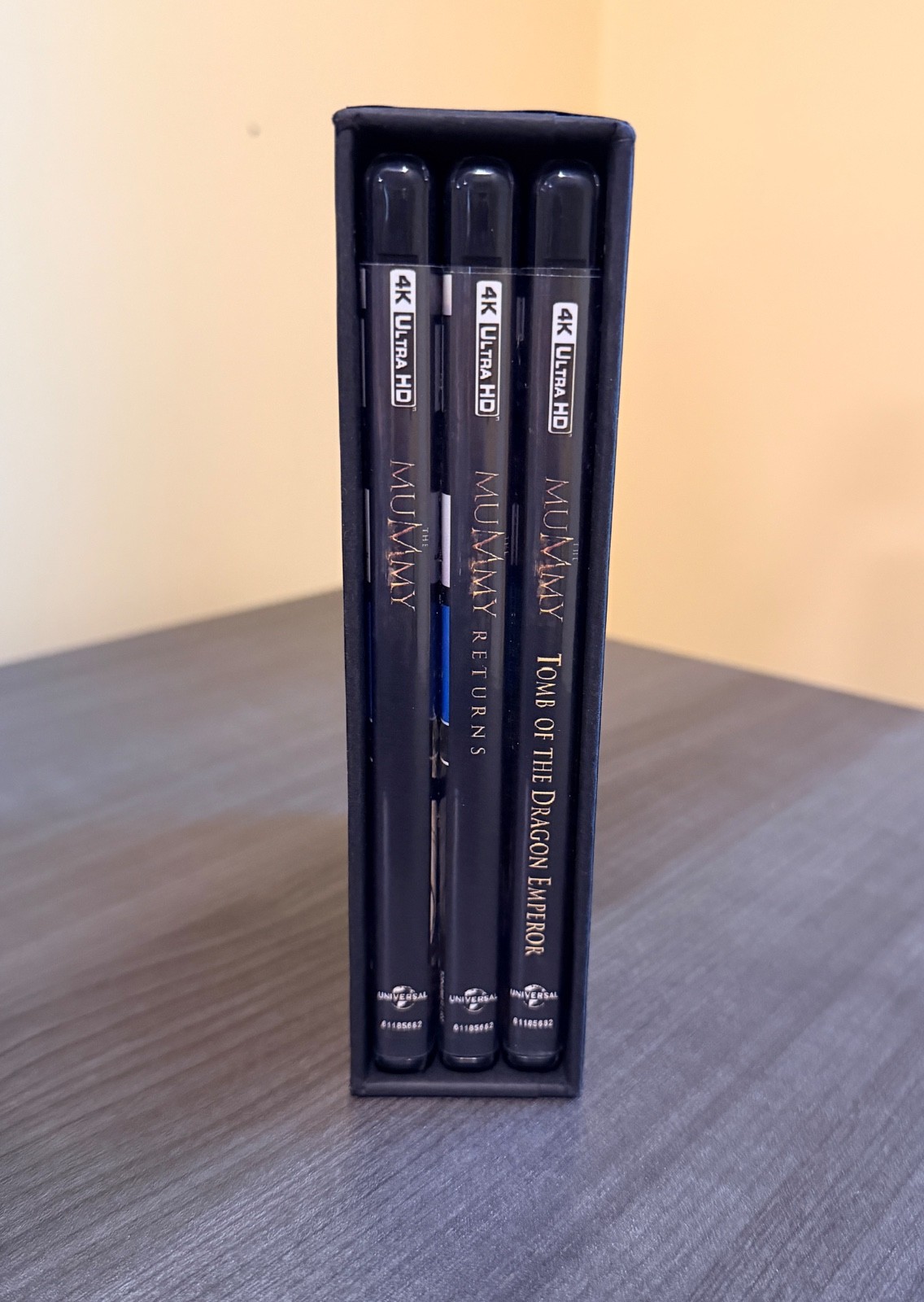 The Mummy Trilogy 4K CUSTOM BOXSET with CASES (NO MOVIES!)