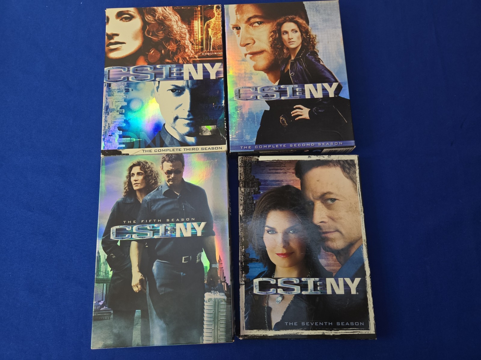CSI: NY The Complete Seasons 2, 3, 5 & 7 DVD Box Sets CBS DVD Crime Drama Series