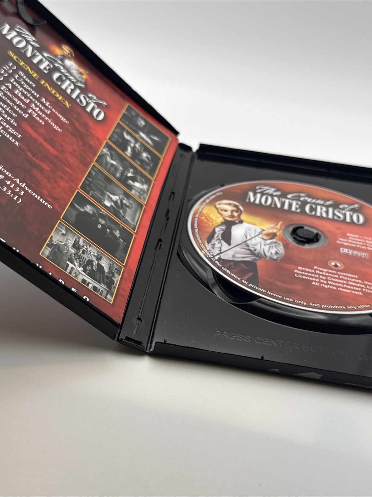 The Count of Monte Cristo (DVD, 1934) | RARE | FREE SHIPPING