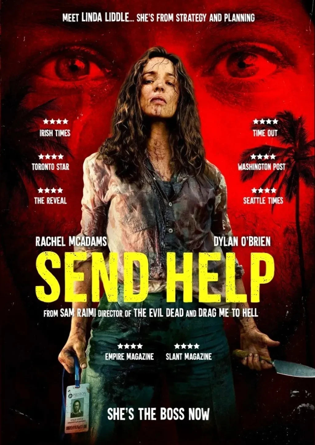 Send Help Movie DVD 2026 Horror Thriller Region Free English Subtitles