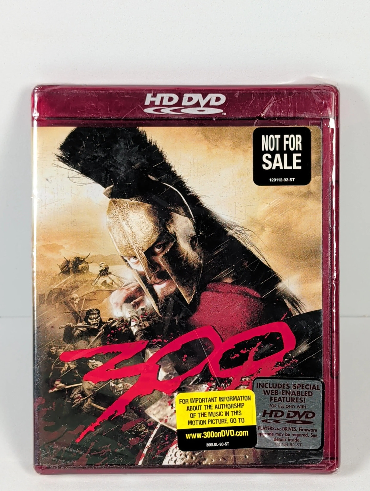 300 HD DVD Movie Warner Bros. HD DVD