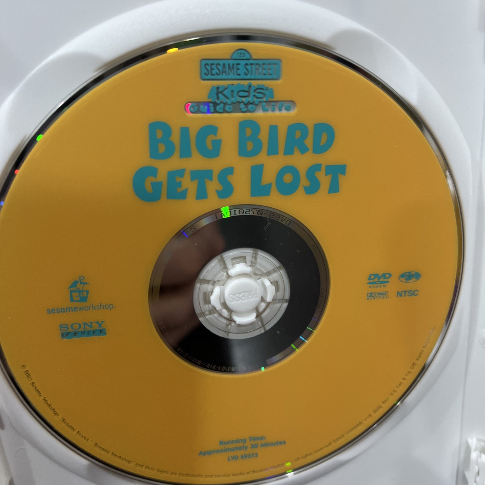 Big Bird Gets Lost Dvd Sesame Street Kids’ Guide To Life DVD CD 2003 Promo RARE