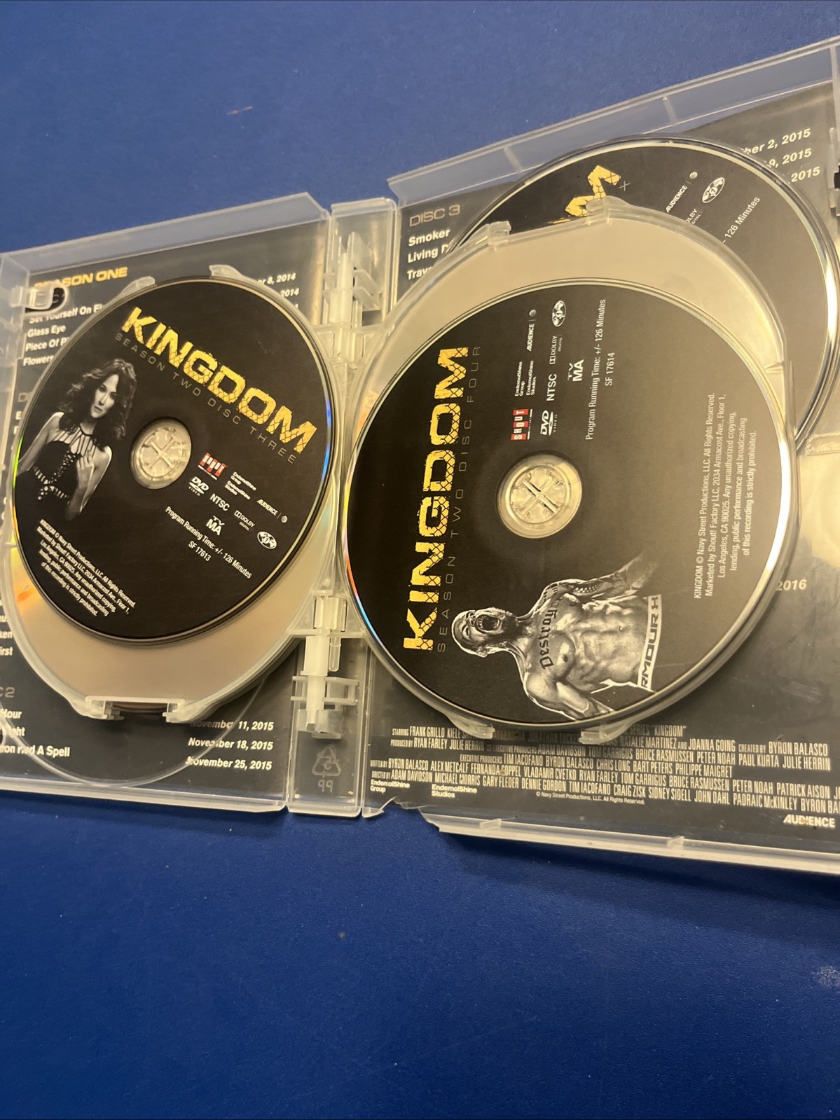 Kingdom: Seasons One and Two (DVD, 2014) 9 Discs TV-MA, RARE, MMA