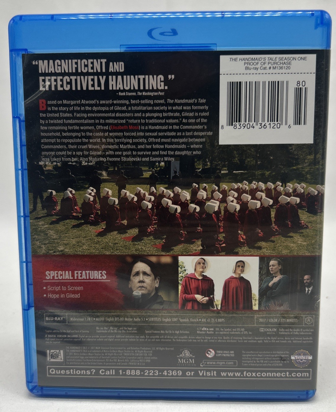 Lot Season #1-3 Blu Ray The Handmaid’s Tale plus book by Margaret Atwood