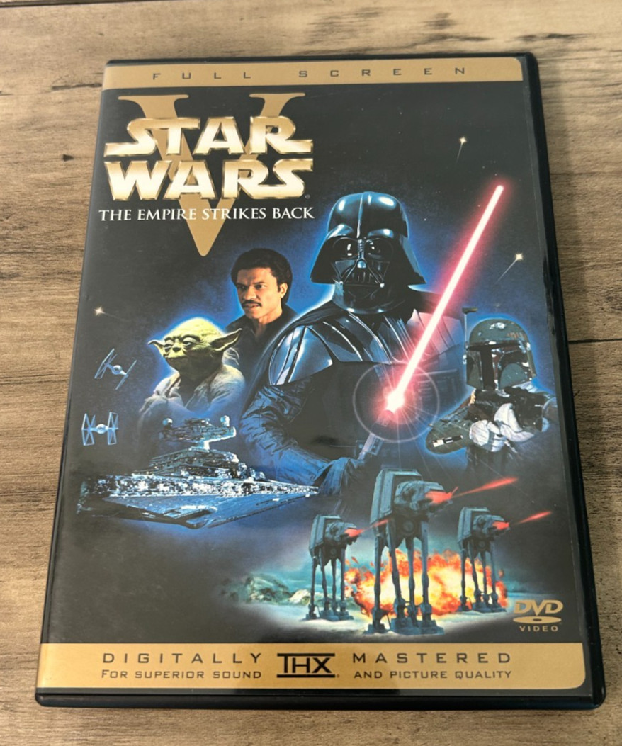 Star Wars Episode V The Empire Strikes Back DVD Full Screen THX Digitally Master