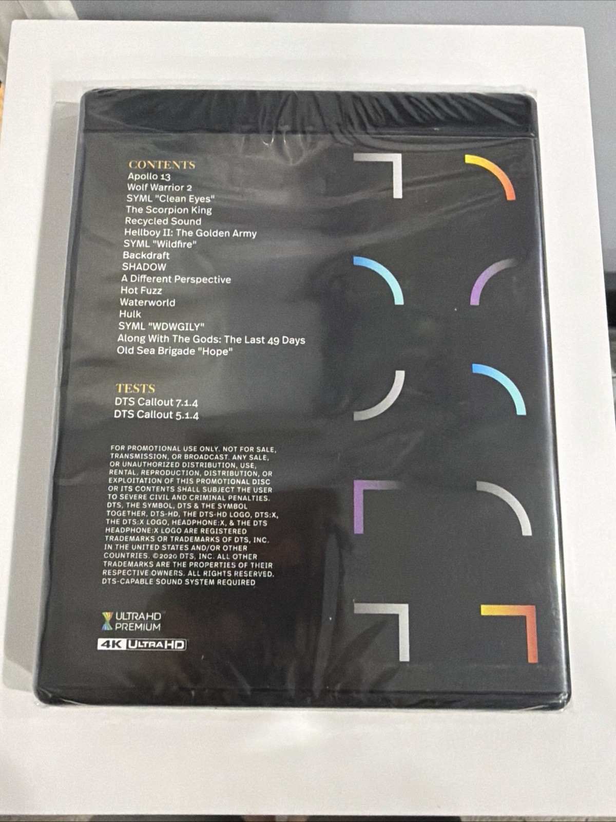 DTS Demo Volume 24 #24 Demo Bluray CES 2020 Promo Disk 4K UHD SEALED