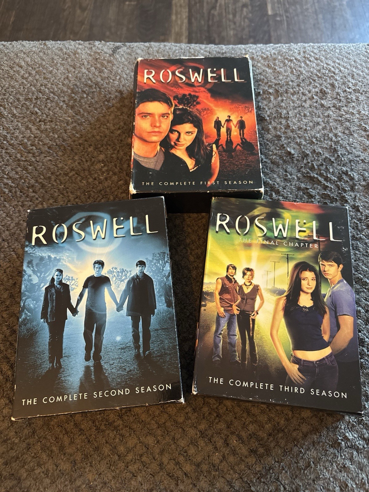ROSWELL Complete Series DVD Lot Seasons 1-3 Sci-Fi Television TV Set