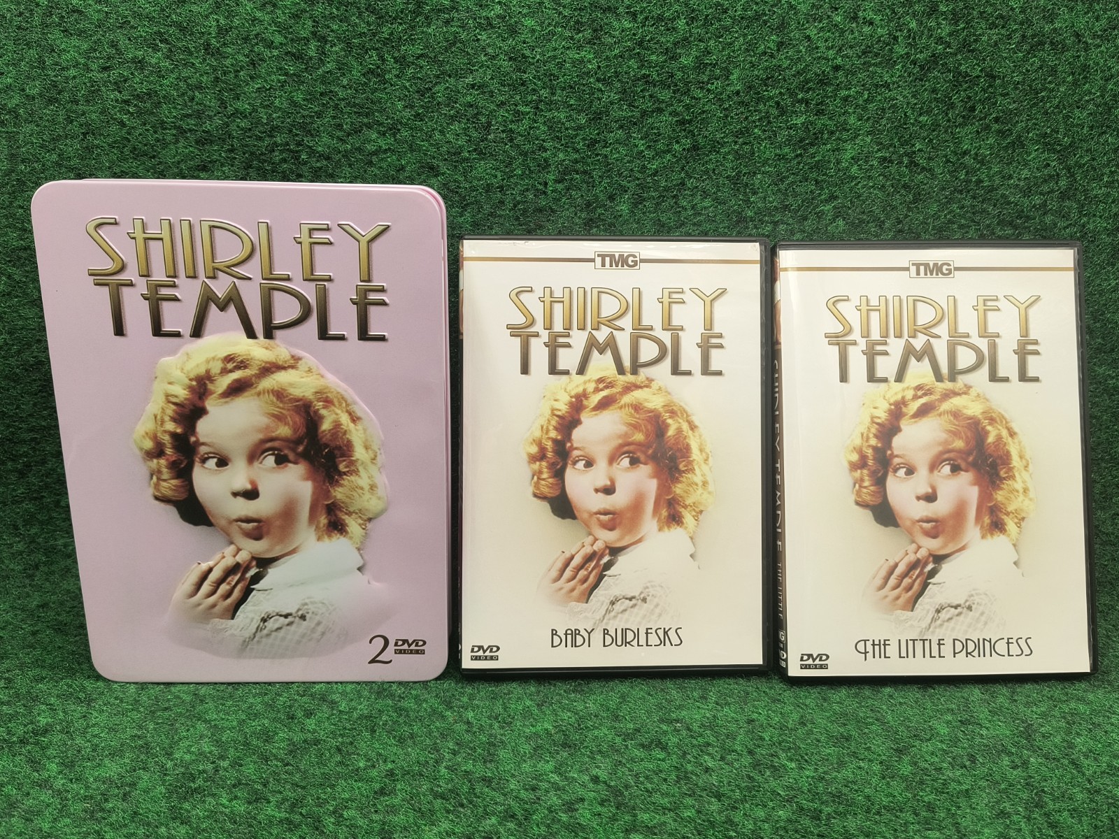 Shirley Temple 2 DVD Collectors Set In Pink Tin Timeless Media Group New Sealed