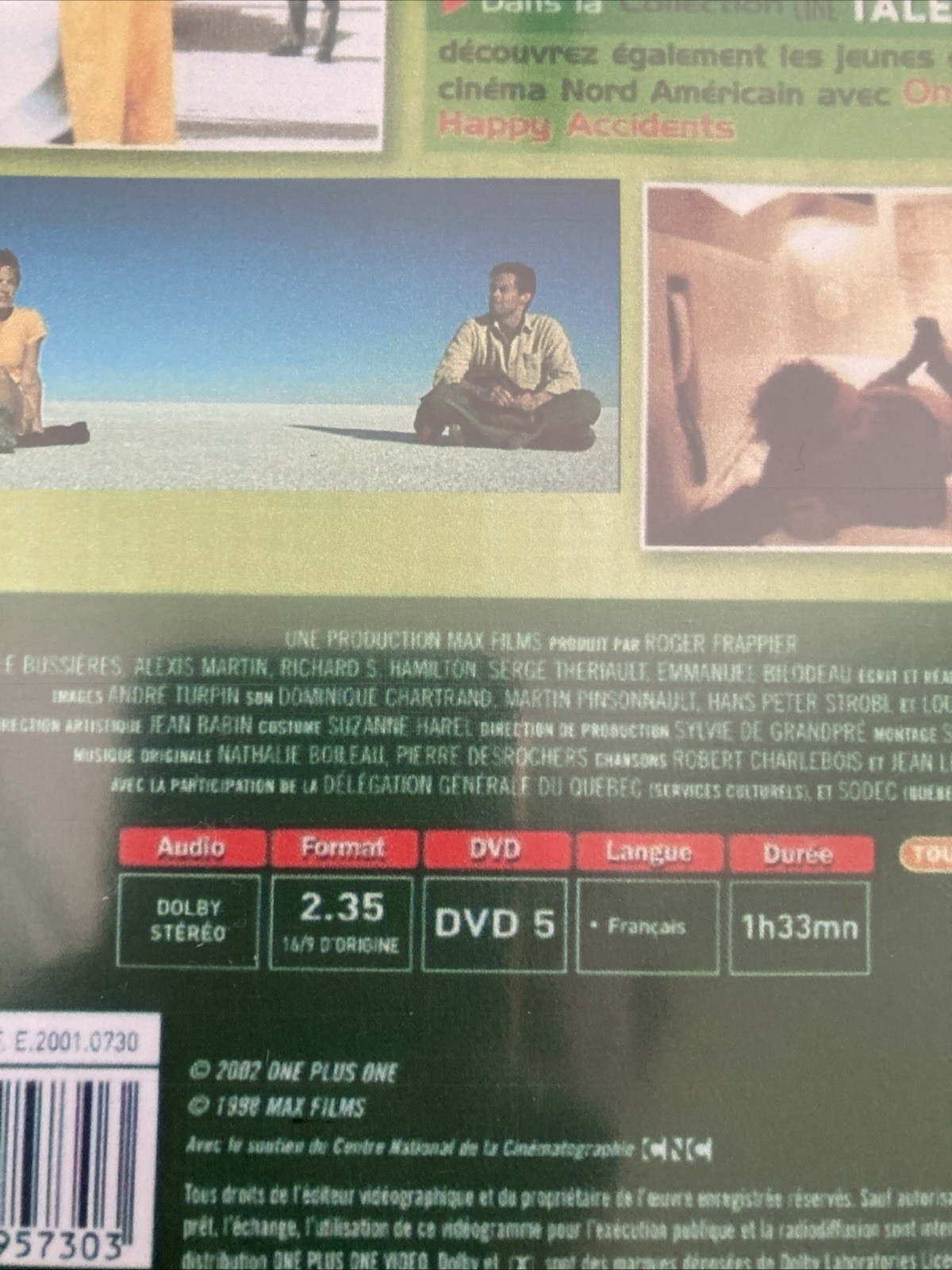 Un 32 Aout sur Terre DVD OCT52 Uber-Rare Denis Villeneuve Debut! French Language