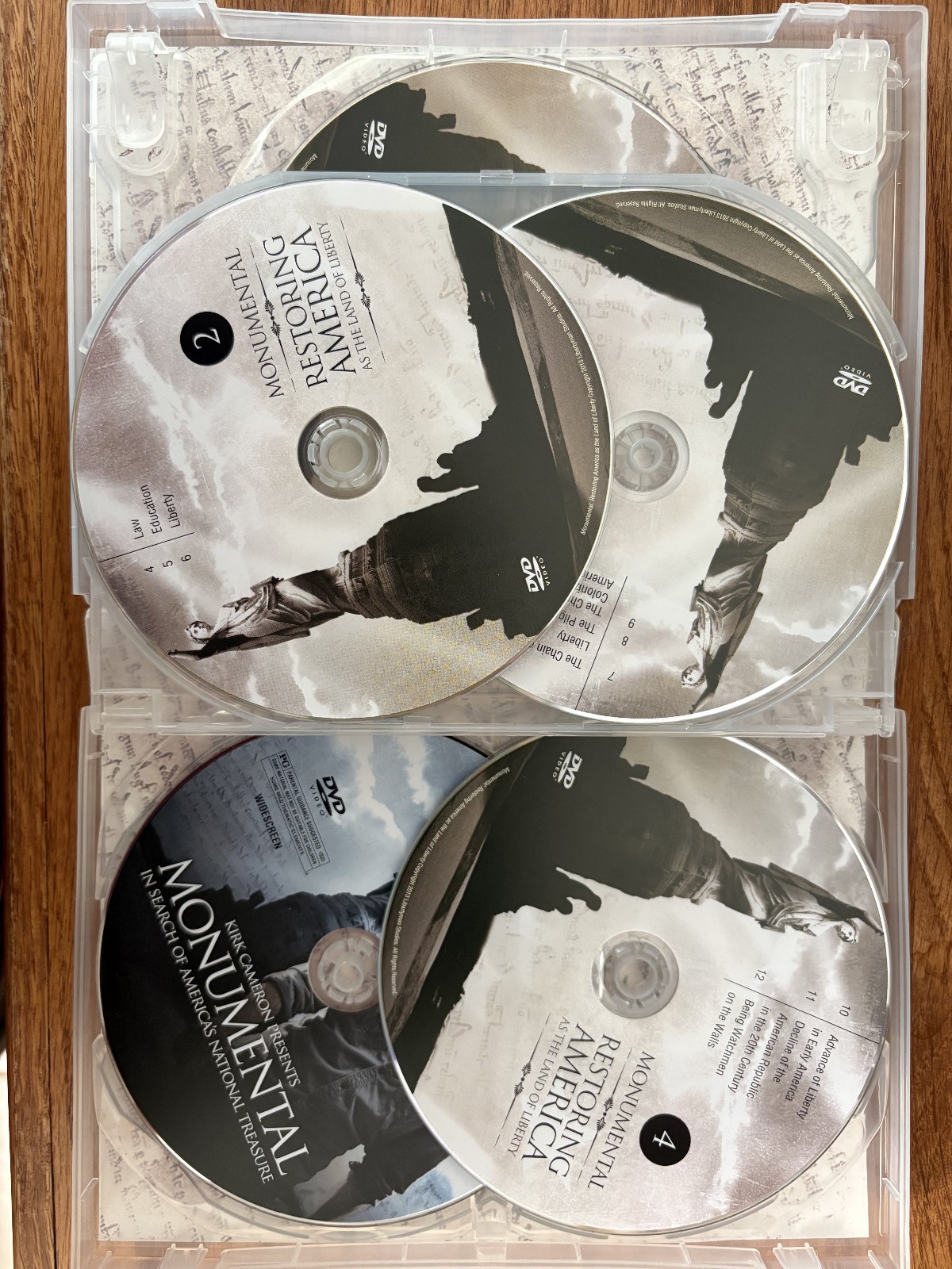 (Kirk Cameron) Monumental Restoring America as the Land of Liberty 12 Lesson DVD