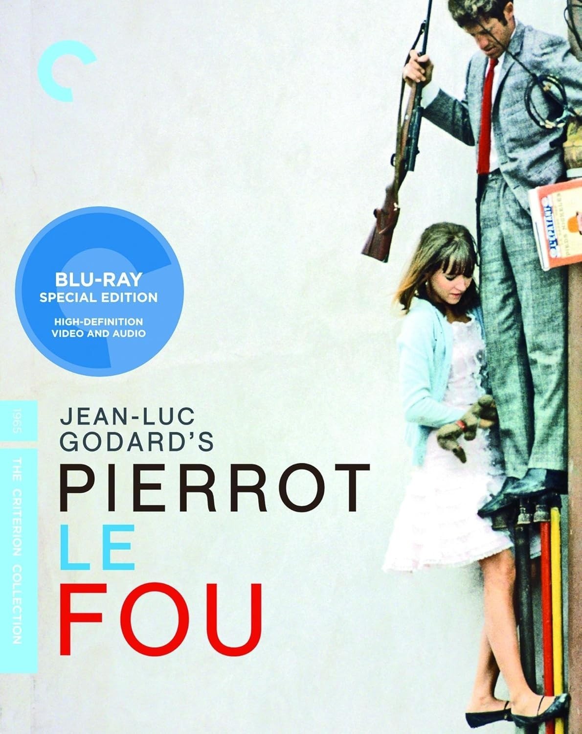 Pierrot Le Fou (Blu-ray, 1965 Criterion Collection #421) Brand New 1st Press OOP