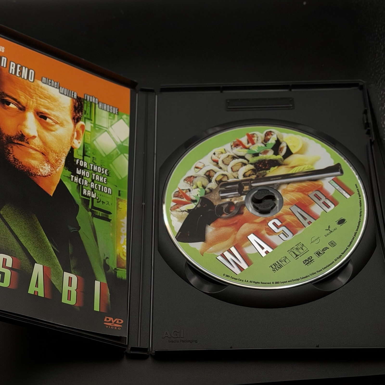 Wasabi DVD Jean Reno R 2002 Sony Pictures 94 Min Widescreen Subtitles
