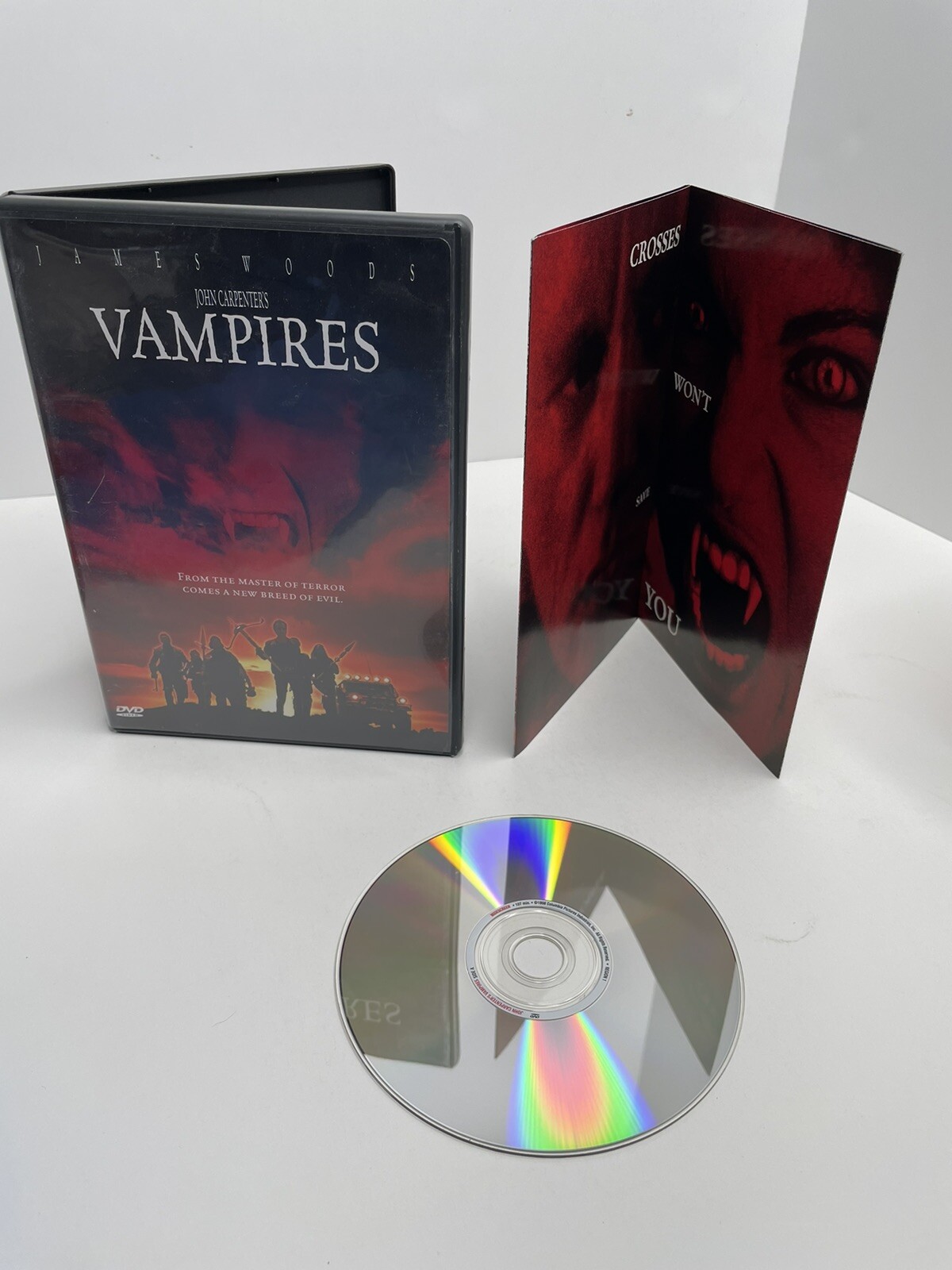 John Carpenter’s Vampires – DVD – w/Insert – Maximillian Schell,Thomas Ian Gri