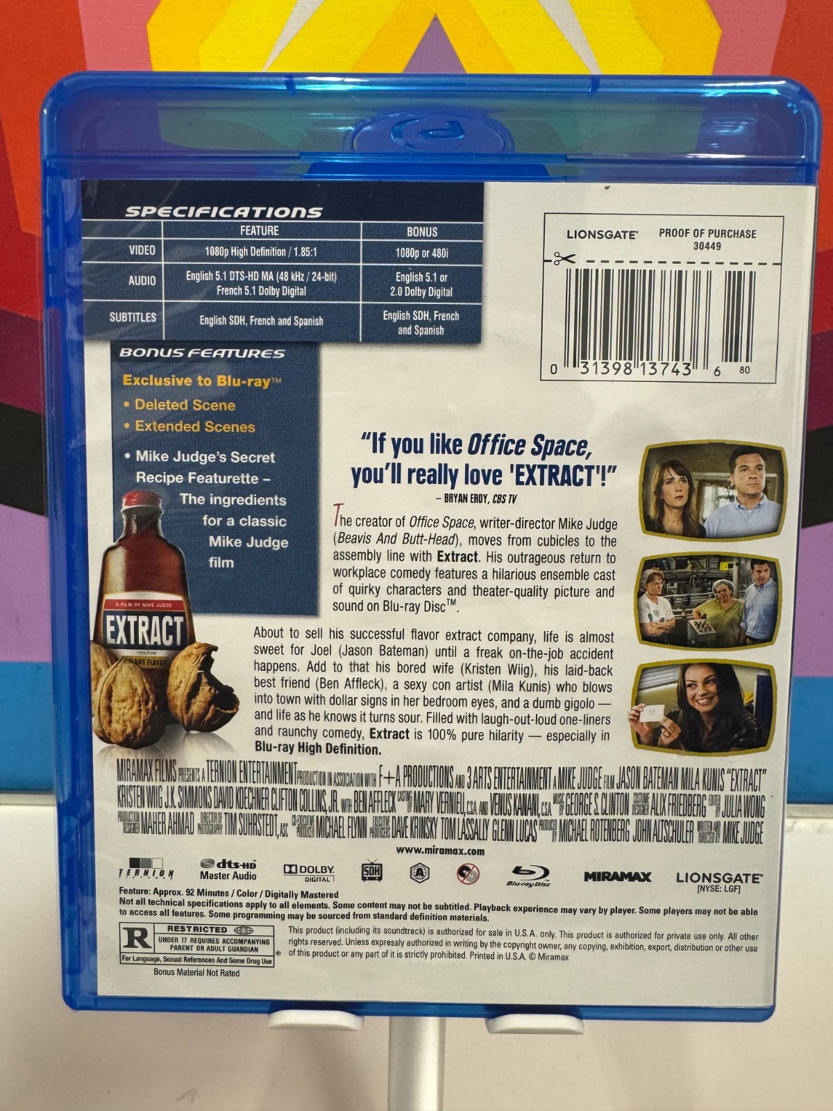 Extract (Blu-ray Disc, 2011) Mike Judge