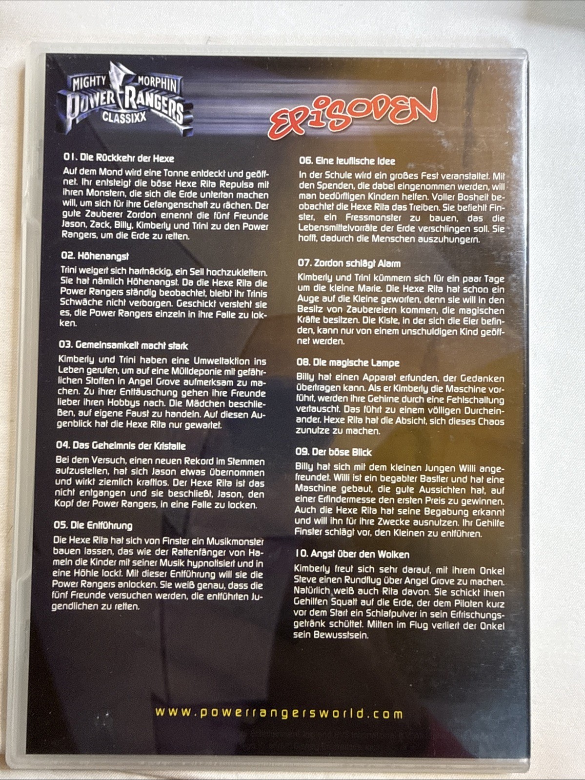 Mighty Morphin Power Rangers ClassiXX (Season 1, 6 discs, 1996) German Edition