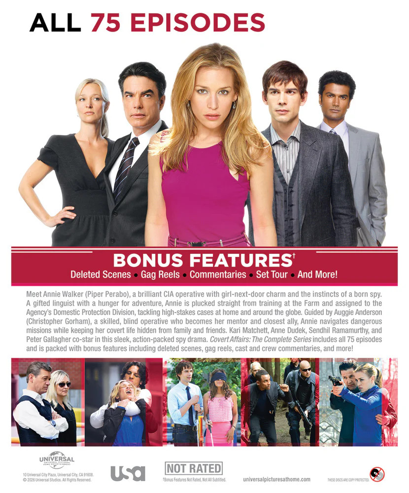 Covert Affairs: The Complete Series (MOD) (BluRay Movie)