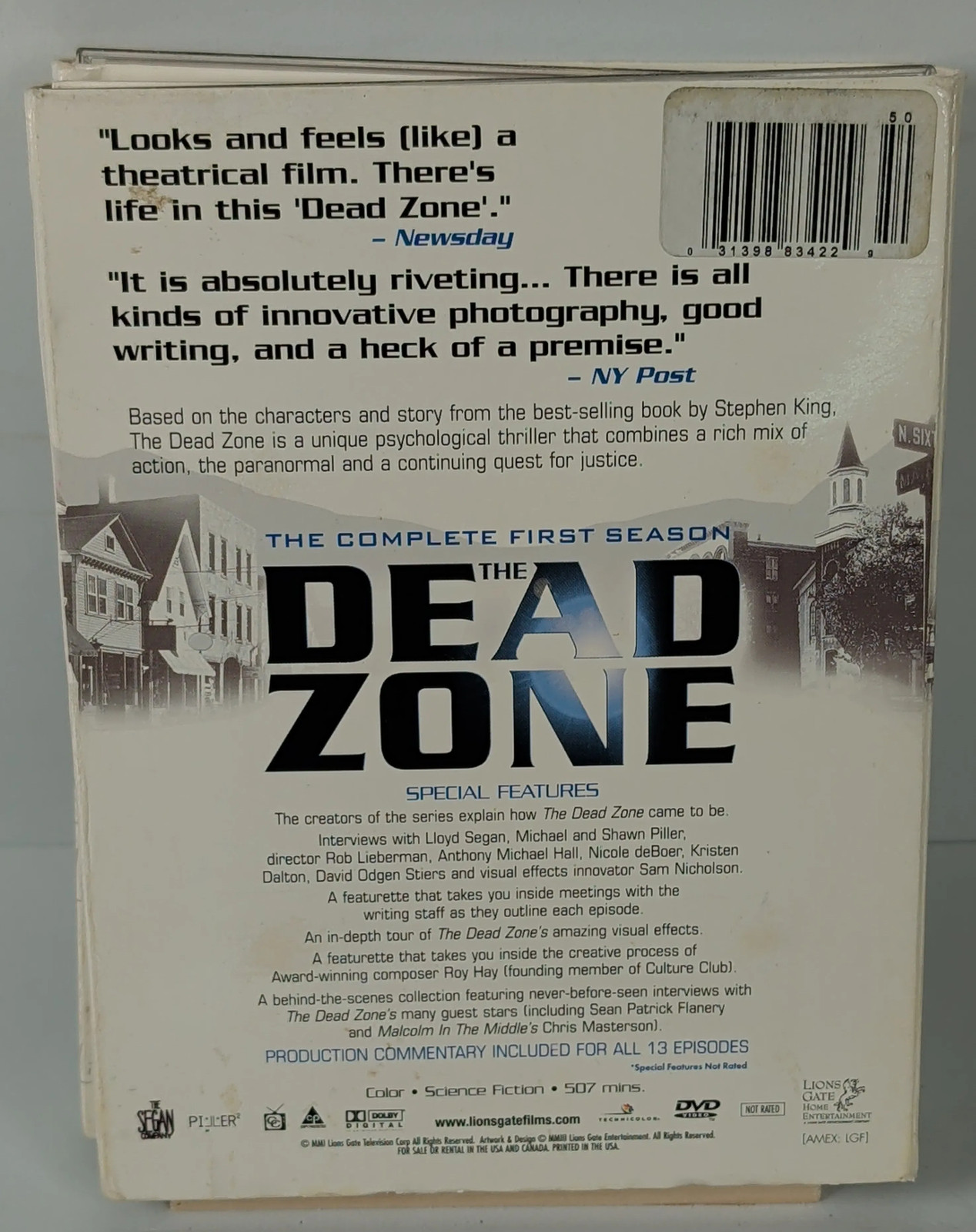 The Dead Zone: Season 1 (2003) Widescreen DVD Anthony Michael Hall Free Shipping