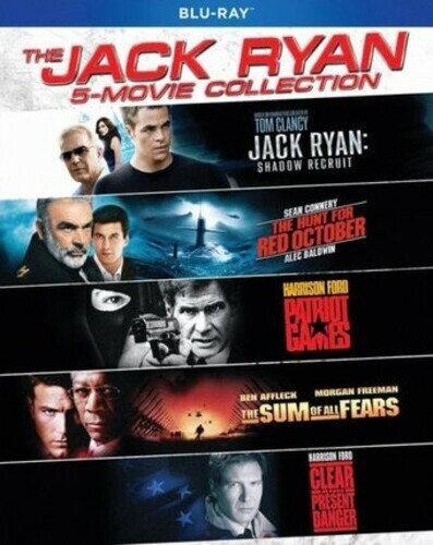 The Jack Ryan 5-Movie Collection [New Blu-ray] Boxed Set, Dolby, Dubbed, O-Car