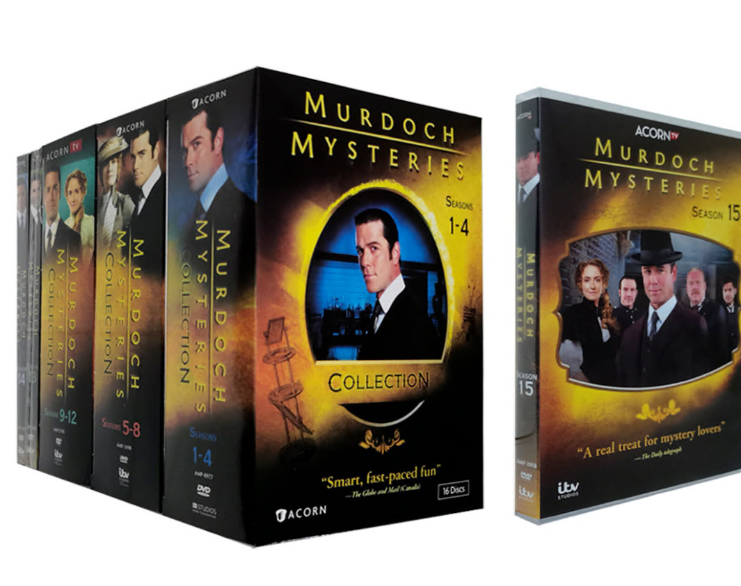Murdoch Mysteries: Complete Series Seasons 1-15 DVD Box SET Free Ship