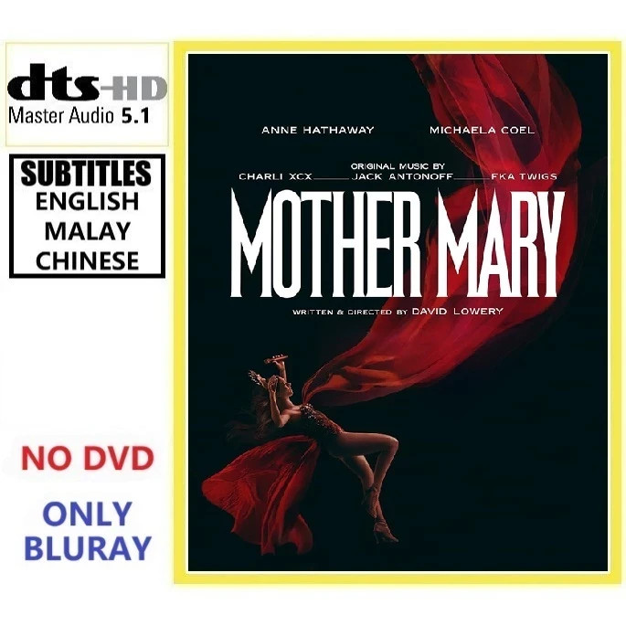 BLU RAY Mother Mary (2025) Drama/Music/Thriller