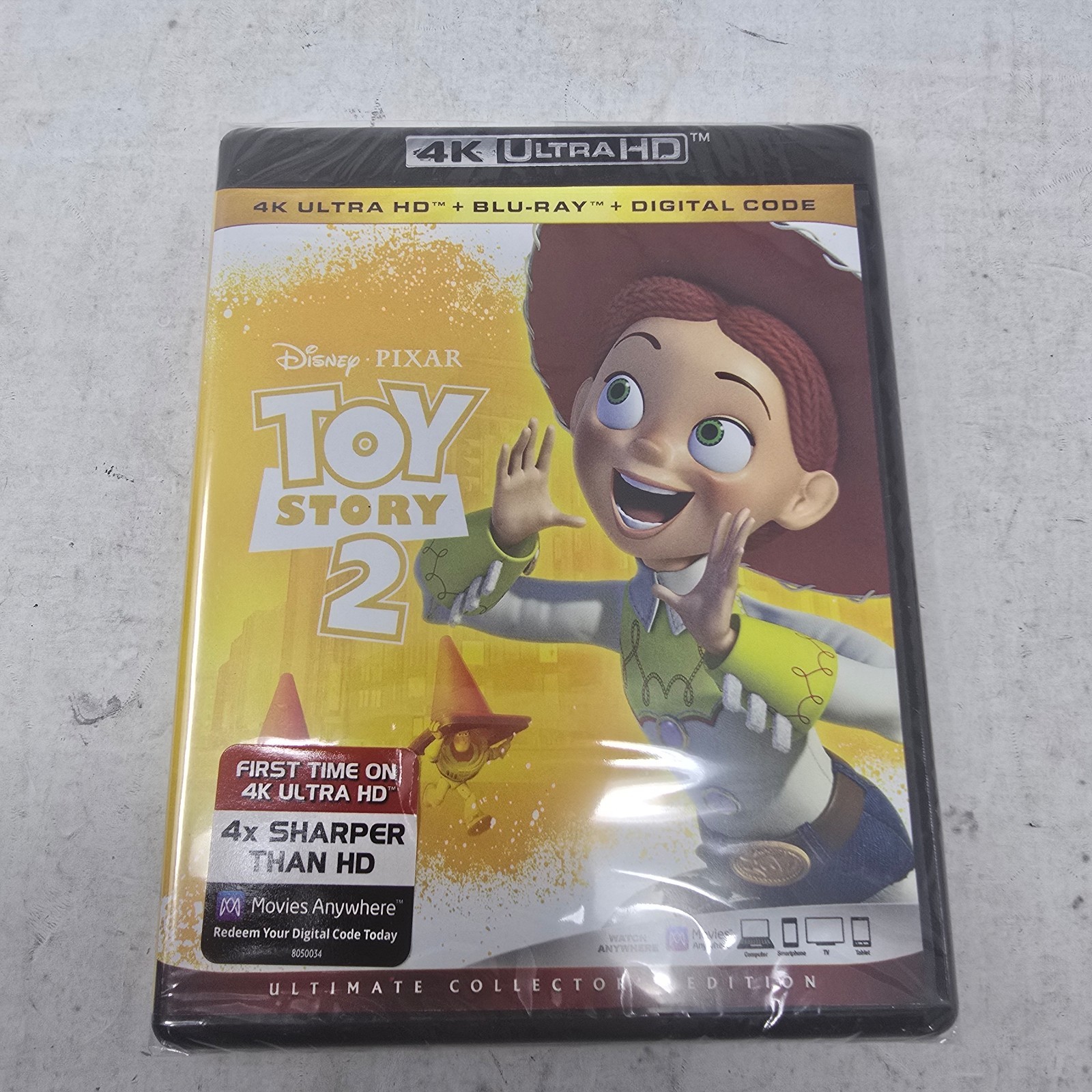 Toy Story 2 (4K Ultra HD + Blu-Ray + Digital, 1999) New Sealed