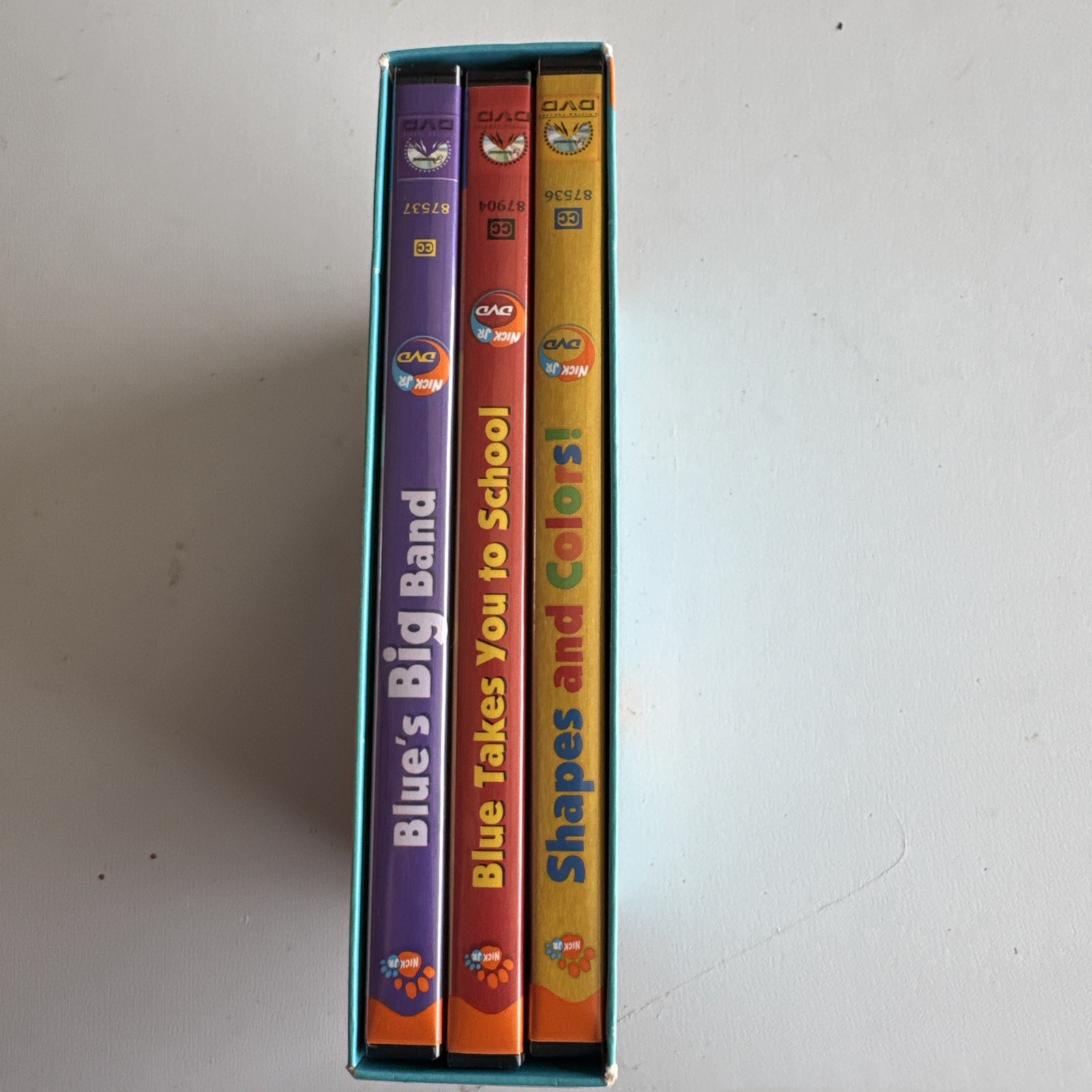 Nick Jr Blues Clues ABC’s 123’s And More DVD Box Set Like New