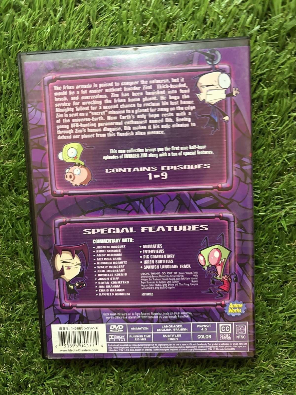 Invader Zim – Vol. 1: Doom, Doom, Doom (DVD, 2004) Nickelodeon Viacom