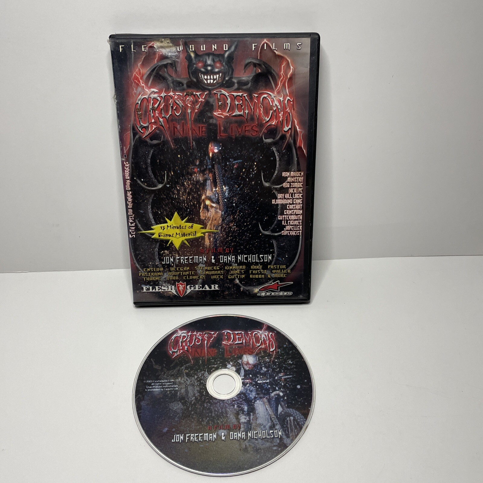 Crusty Demons: Nine Lives A Motorcycle Film DVD Directors Cut Seth Enslow