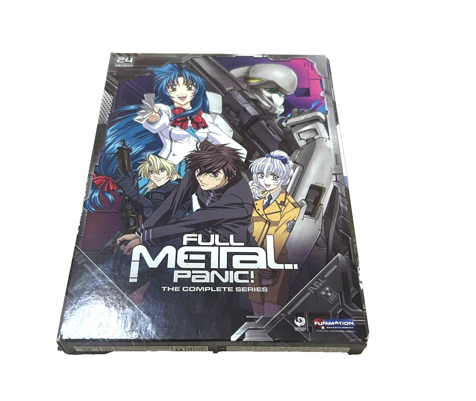Full Metal Panic The Complete Series DVD 24 Episodes 4 Discs Box Set Complete
