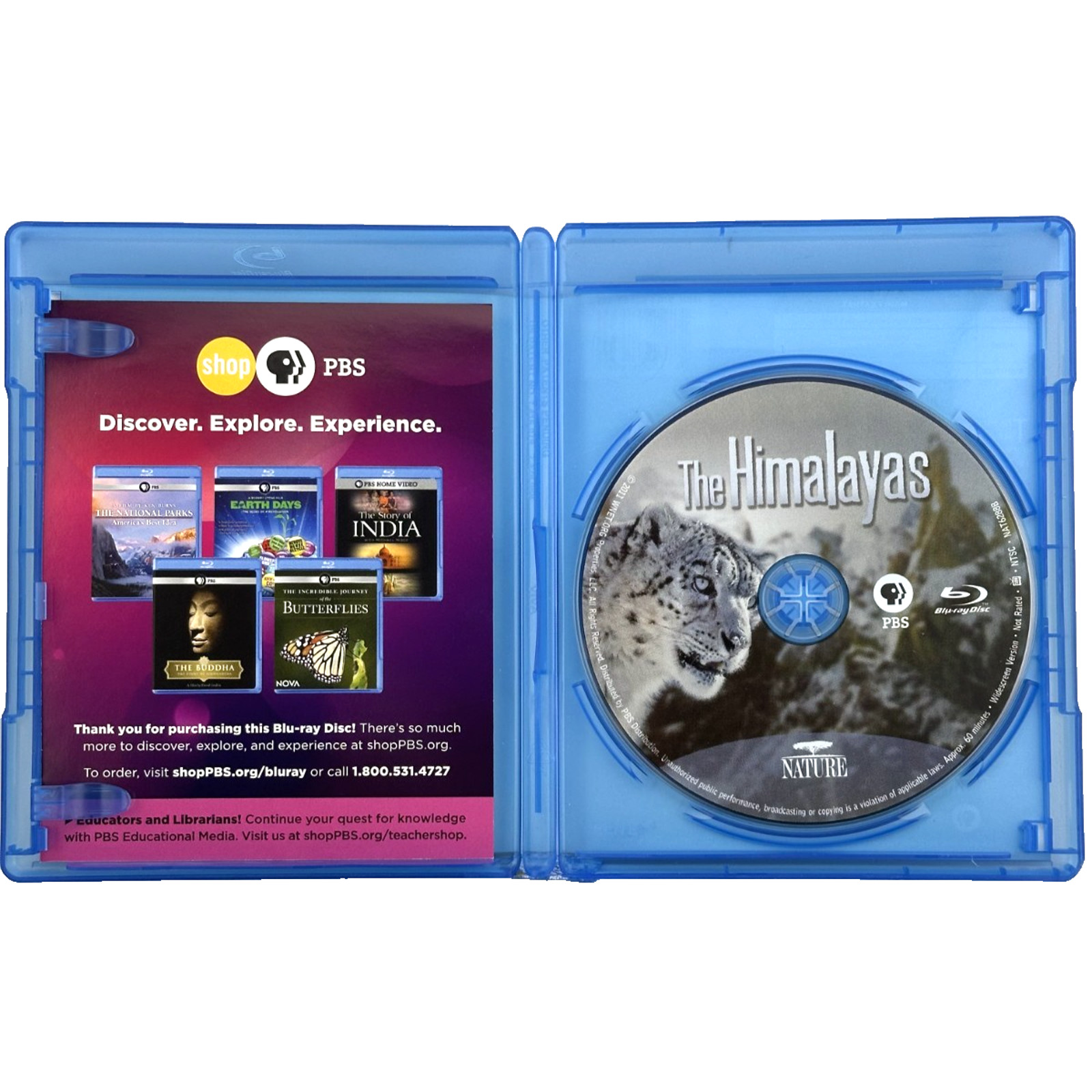 NATURE: THE HIMALAYAS (2011) PBS BLU-RAY
