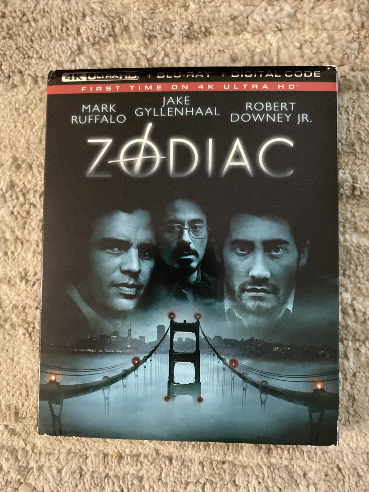 Zodiac (4K UHD, Blu-ray, Digital, 2007) Slipcover New! *Read Description