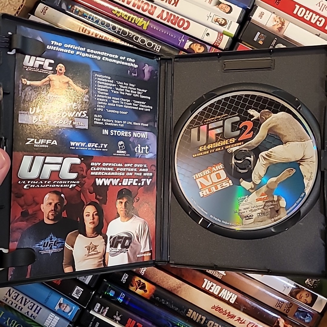 UFC Classics 2: Ultimate Fighting Championship (DVD, 1994) 1.33:1 (#J1)