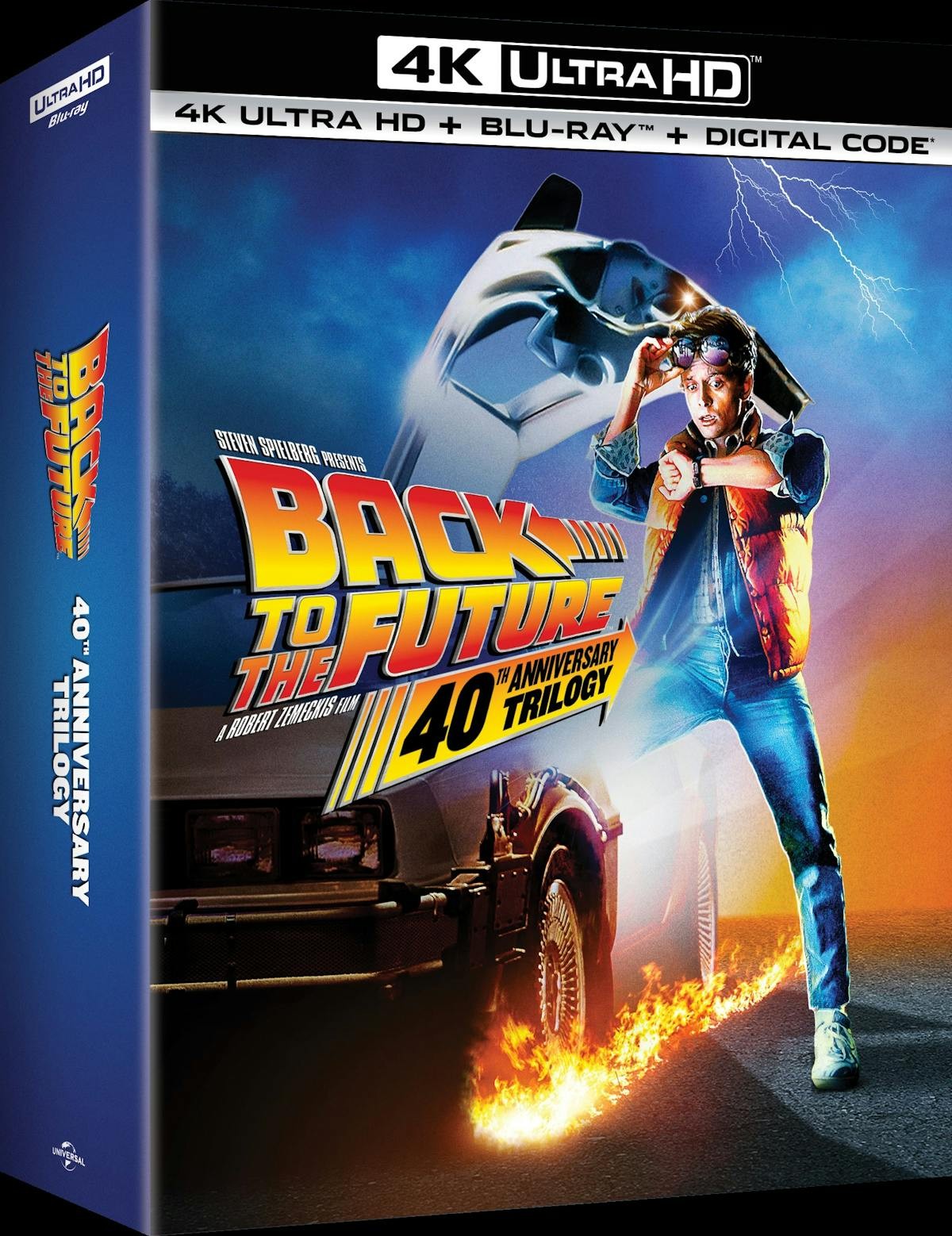 Back to the Future Trilogy – 40th Anniversary Edition 4K UHD Blu-ray NEW
