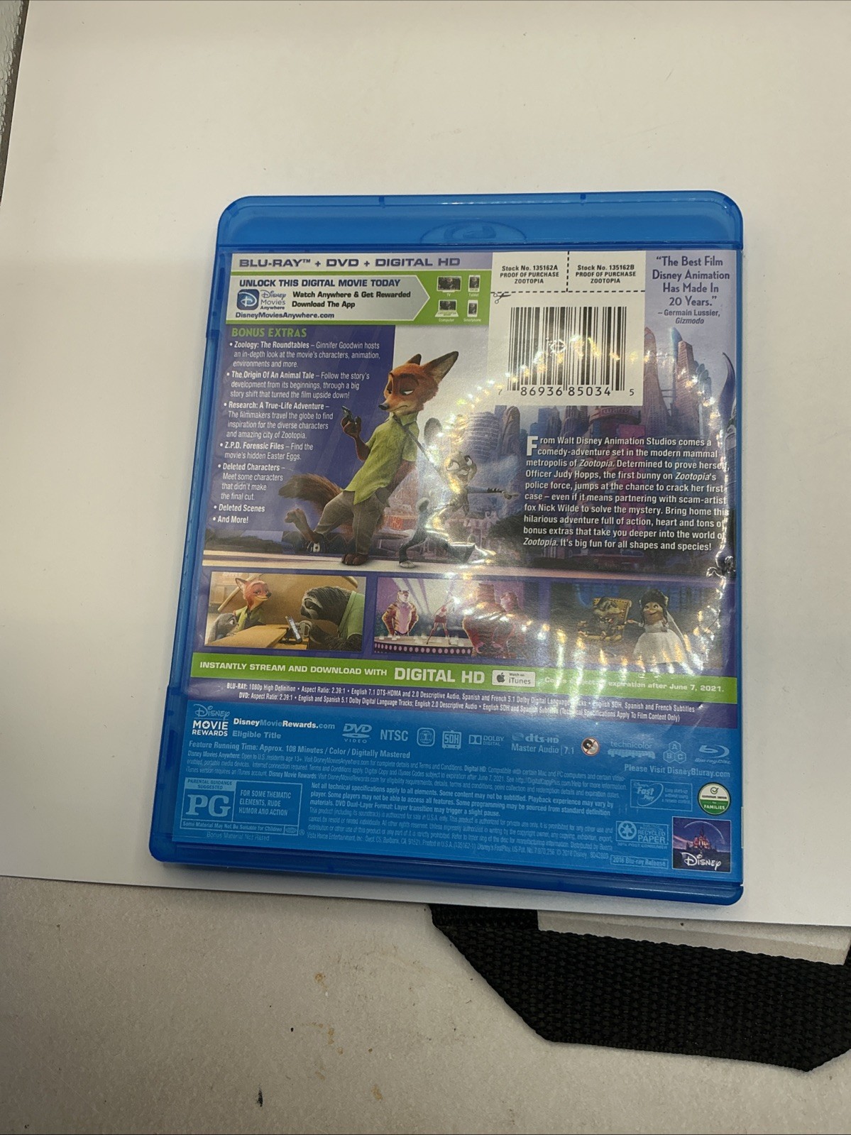 Zootopia (Blu-ray, 2016)